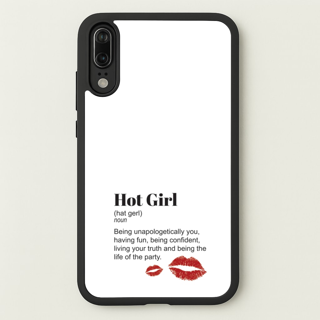 Hot Girl Dictionary Definition  - Hot Girl Summer Phone Case for Huawei P20