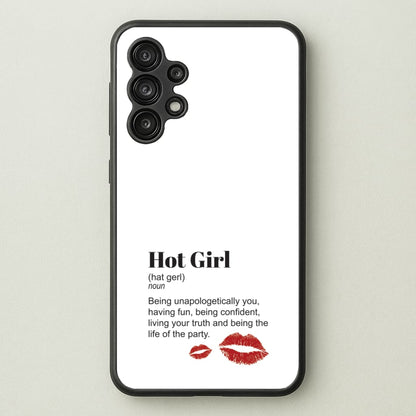 Hot Girl Dictionary Definition  - Hot Girl Summer Phone Case for Galaxy A13