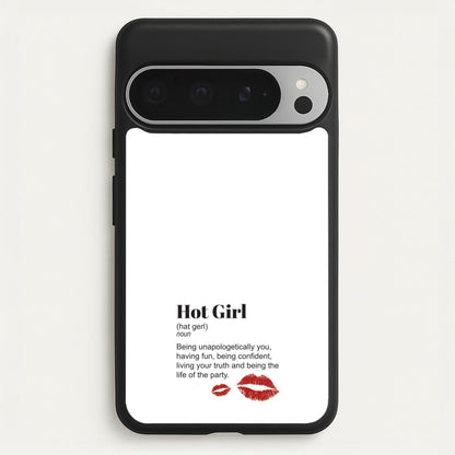 Hot Girl Dictionary Definition  - Hot Girl Summer Phone Case for Google Pixel 9 Pro XL