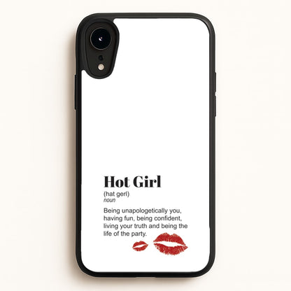 Hot Girl Dictionary Definition  - Hot Girl Summer Phone Case for iPhone XR