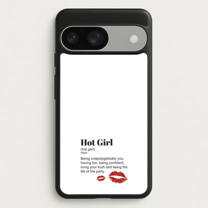 Hot Girl Dictionary Definition  - Hot Girl Summer Phone Case for Google Pixel 9 / 9 Pro