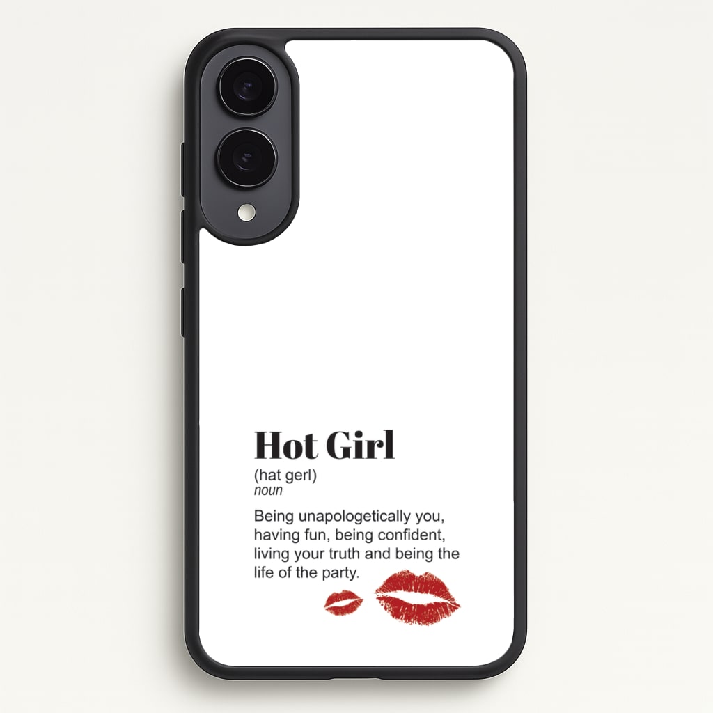 Hot Girl Dictionary Definition  - Hot Girl Summer Phone Case for Galaxy S25 Edge