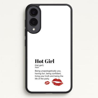 Hot Girl Dictionary Definition  - Hot Girl Summer Phone Case for Galaxy S25 Edge