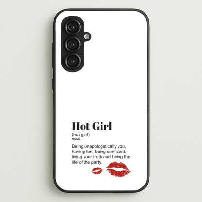 Hot Girl Dictionary Definition  - Hot Girl Summer Phone Case for Galaxy S23FE