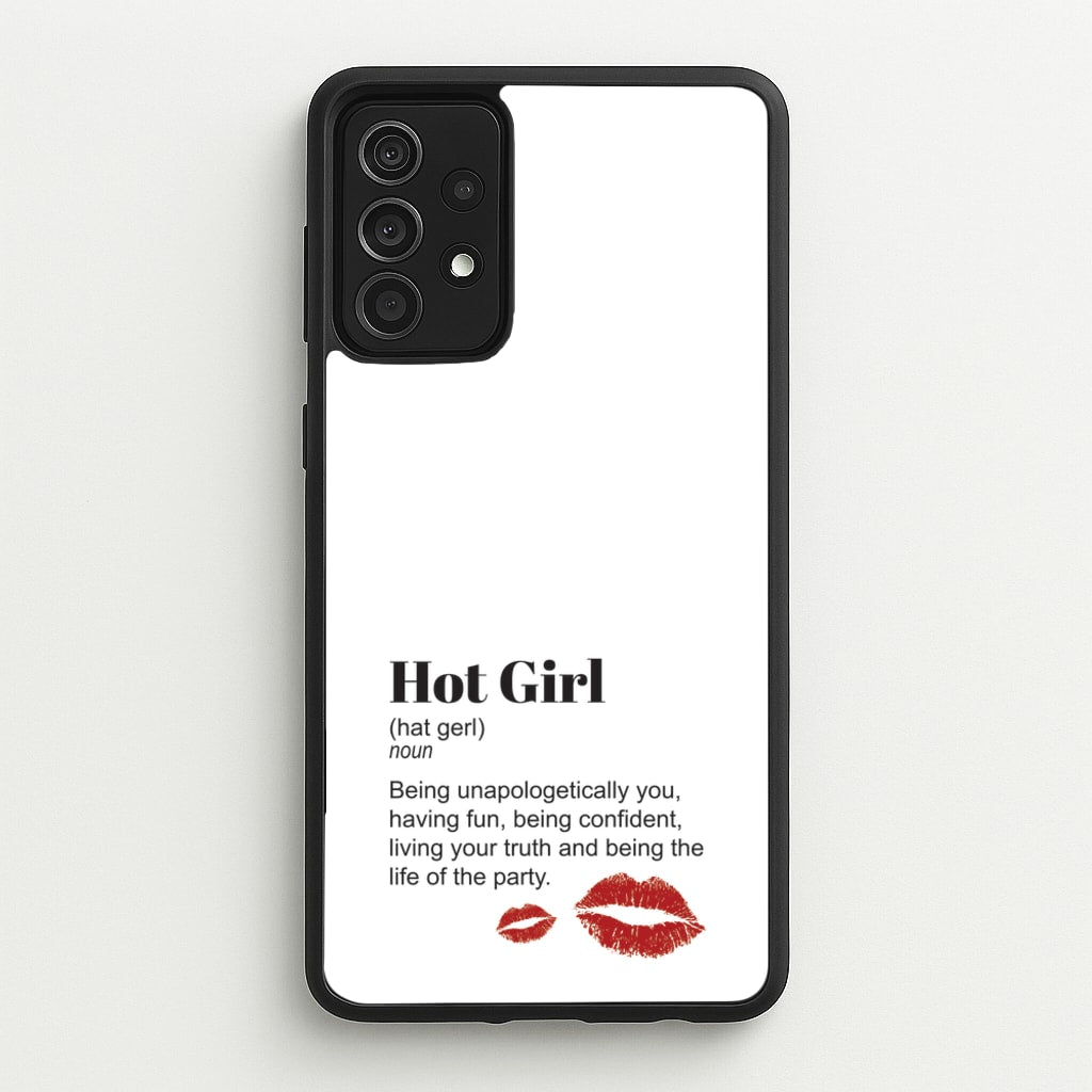 Hot Girl Dictionary Definition  - Hot Girl Summer Phone Case for Galaxy A52 / A52s