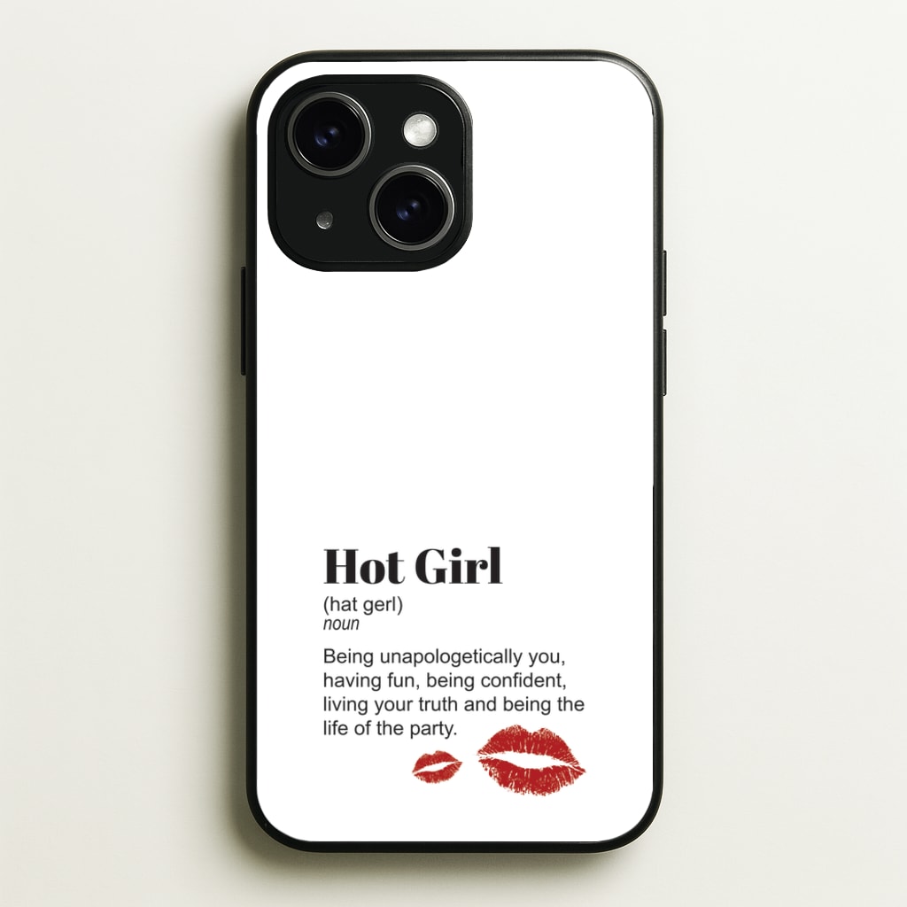Hot Girl Dictionary Definition  - Hot Girl Summer Phone Case for iPhone 15