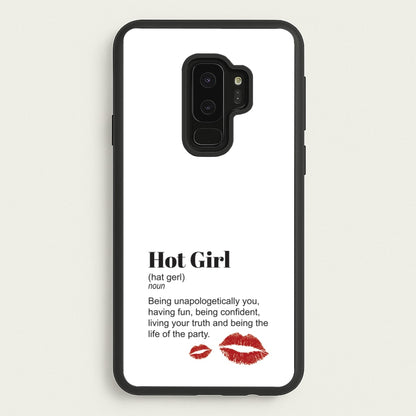 Hot Girl Dictionary Definition  - Hot Girl Summer Phone Case for Galaxy S9 Plus