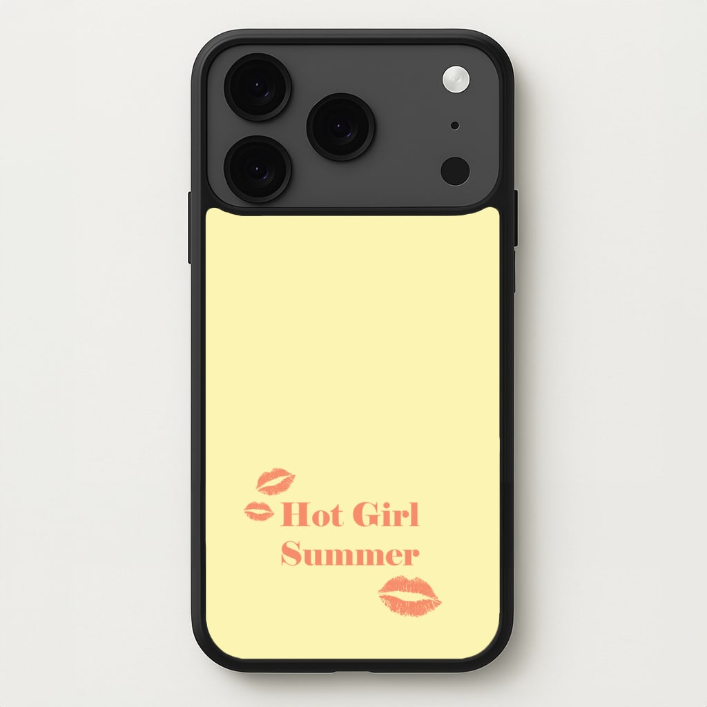 Hot Girl Summer Kisses Phone Case for iPhone 17 Pro Max