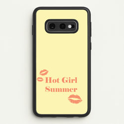 Hot Girl Summer Kisses  - Hot Girl Summer Phone Case for Galaxy S10e