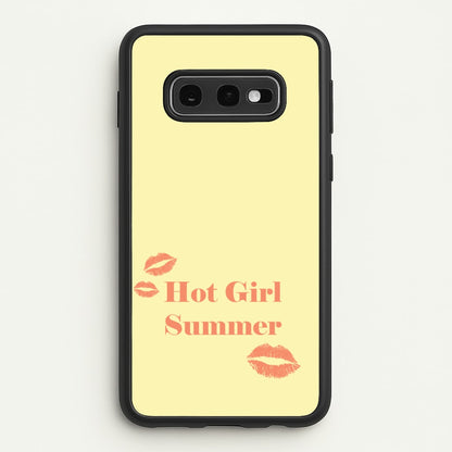 Hot Girl Summer Kisses  - Hot Girl Summer Phone Case for Galaxy S10e