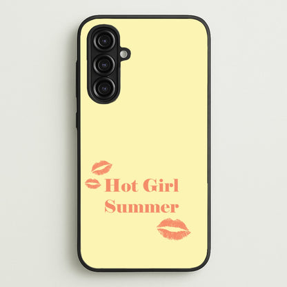 Hot Girl Summer Kisses  - Hot Girl Summer Phone Case for Galaxy A16