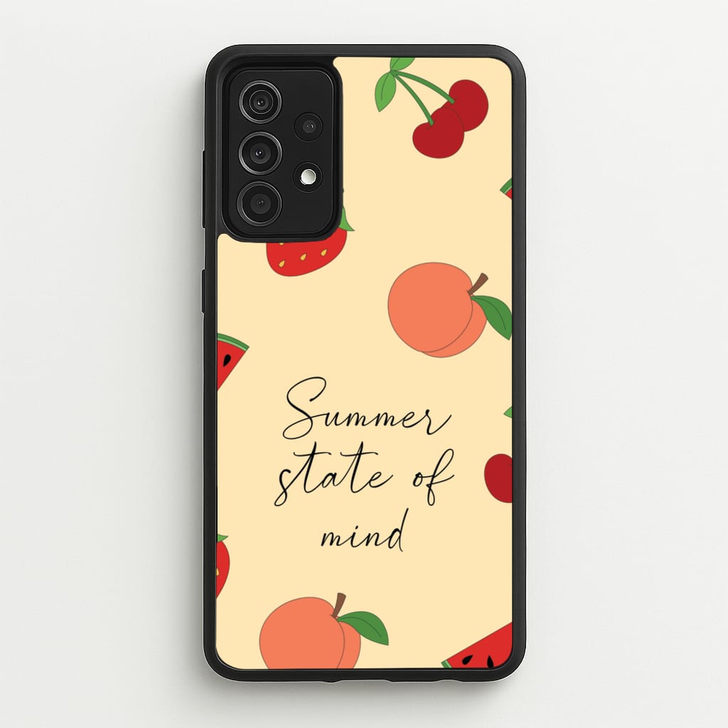 Summer State Of Mind Fruits Pattern  - Hot Girl Summer Phone Case for Galaxy A52 / A52s