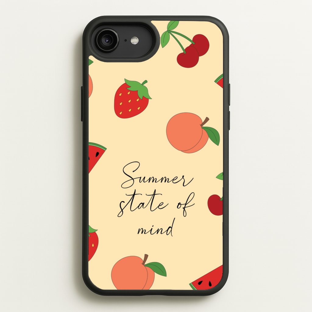 Summer State Of Mind Fruits Pattern  - Hot Girl Summer Phone Case for iPhone 6 Plus / 7 Plus / 8 Plus