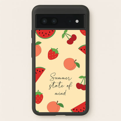 Summer State Of Mind Fruits Pattern  - Hot Girl Summer Phone Case for Google Pixel 7