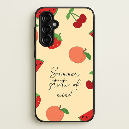 Summer State Of Mind Fruits Pattern  - Hot Girl Summer Phone Case for Galaxy A54