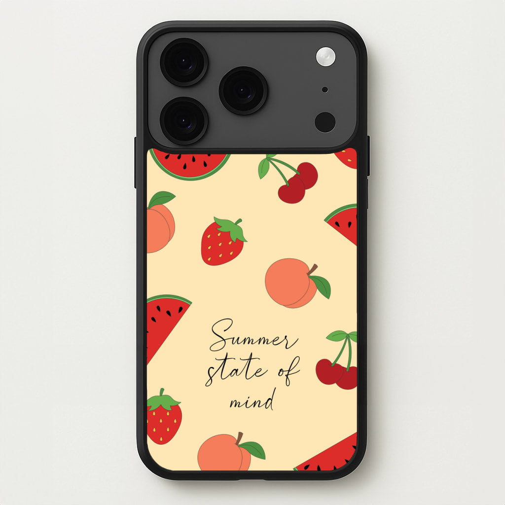 Summer State Of Mind Fruits Pattern Phone Case for iPhone 17 Pro Max