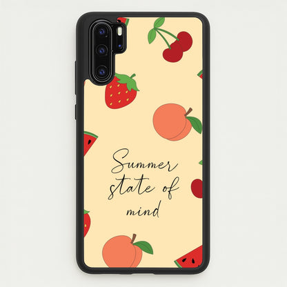 Summer State Of Mind Fruits Pattern  - Hot Girl Summer Phone Case for Huawei P30 Pro