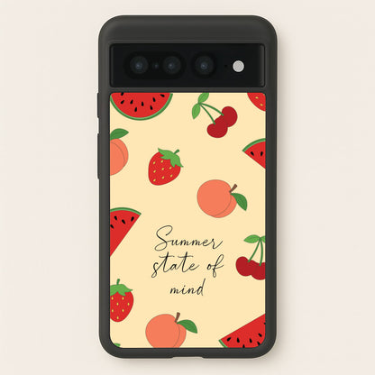 Summer State Of Mind Fruits Pattern  - Hot Girl Summer Phone Case for Google Pixel 7 Pro