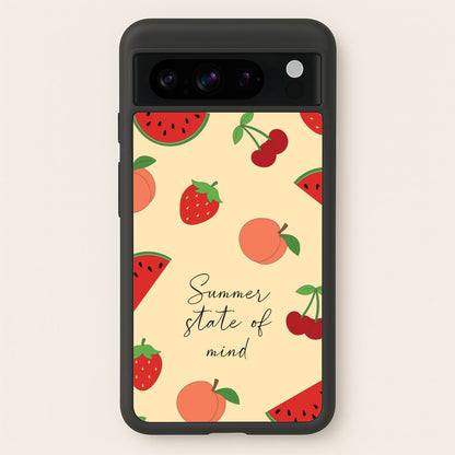 Summer State Of Mind Fruits Pattern  - Hot Girl Summer Phone Case for Google Pixel 8 Pro