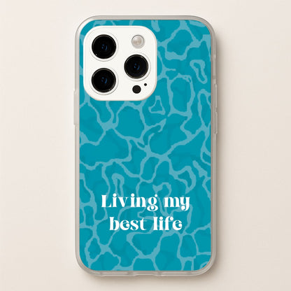 Living My Best Life Water Pattern  - Hot Girl Summer Phone Case for iPhone 14 Pro Max