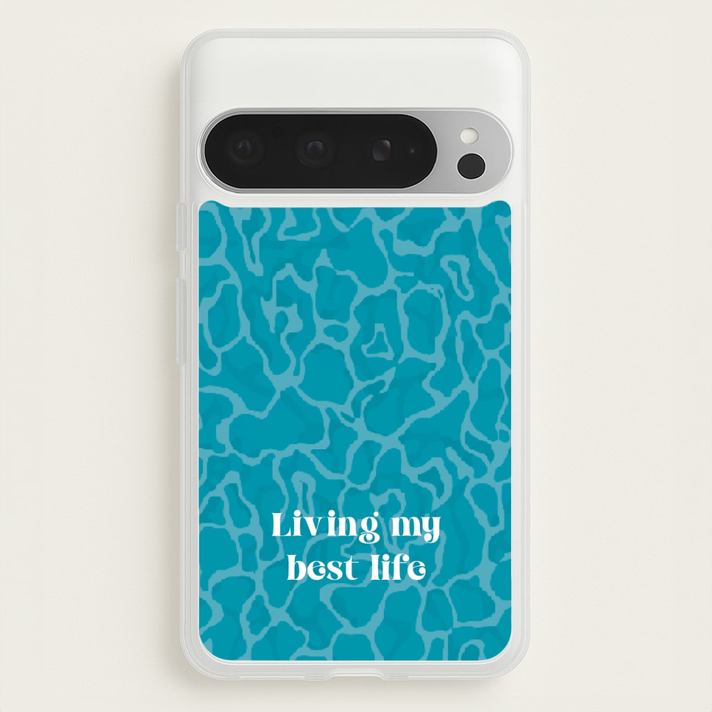 Living My Best Life Water Pattern  - Hot Girl Summer Phone Case for Google Pixel 9 Pro XL