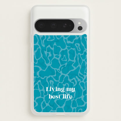 Living My Best Life Water Pattern  - Hot Girl Summer Phone Case for Google Pixel 9 Pro XL