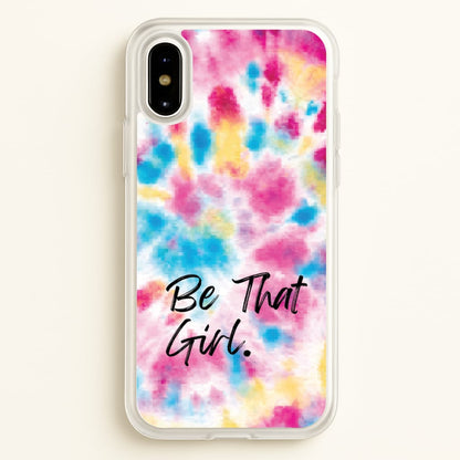 Tie Die Be That Girl  - Hot Girl Summer Phone Case for iPhone X / XS