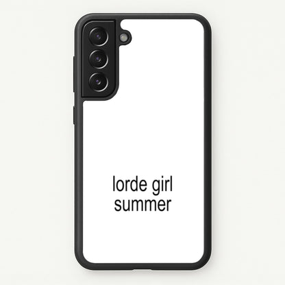 Lorde Girl Summer  - Hot Girl Summer Phone Case for Galaxy S21 Plus