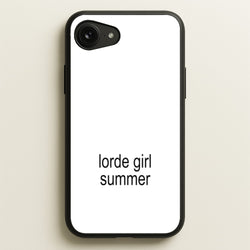 Lorde Girl Summer  - Hot Girl Summer Phone Case for iPhone 16e