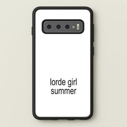 Lorde Girl Summer  - Hot Girl Summer Phone Case for Galaxy S10 Plus