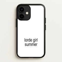 Lorde Girl Summer  - Hot Girl Summer Phone Case for iPhone 12 / 12 Pro