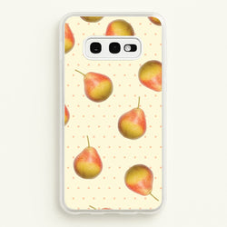 Pears And Polka Dots Pattern  - Hot Girl Summer Phone Case for Galaxy S10e