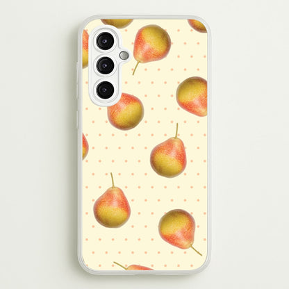 Pears And Polka Dots Pattern  - Hot Girl Summer Phone Case for Galaxy A14
