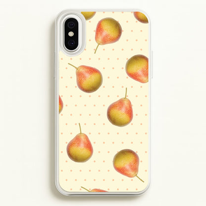 Pears And Polka Dots Pattern  - Hot Girl Summer Phone Case for iPhone XS Max