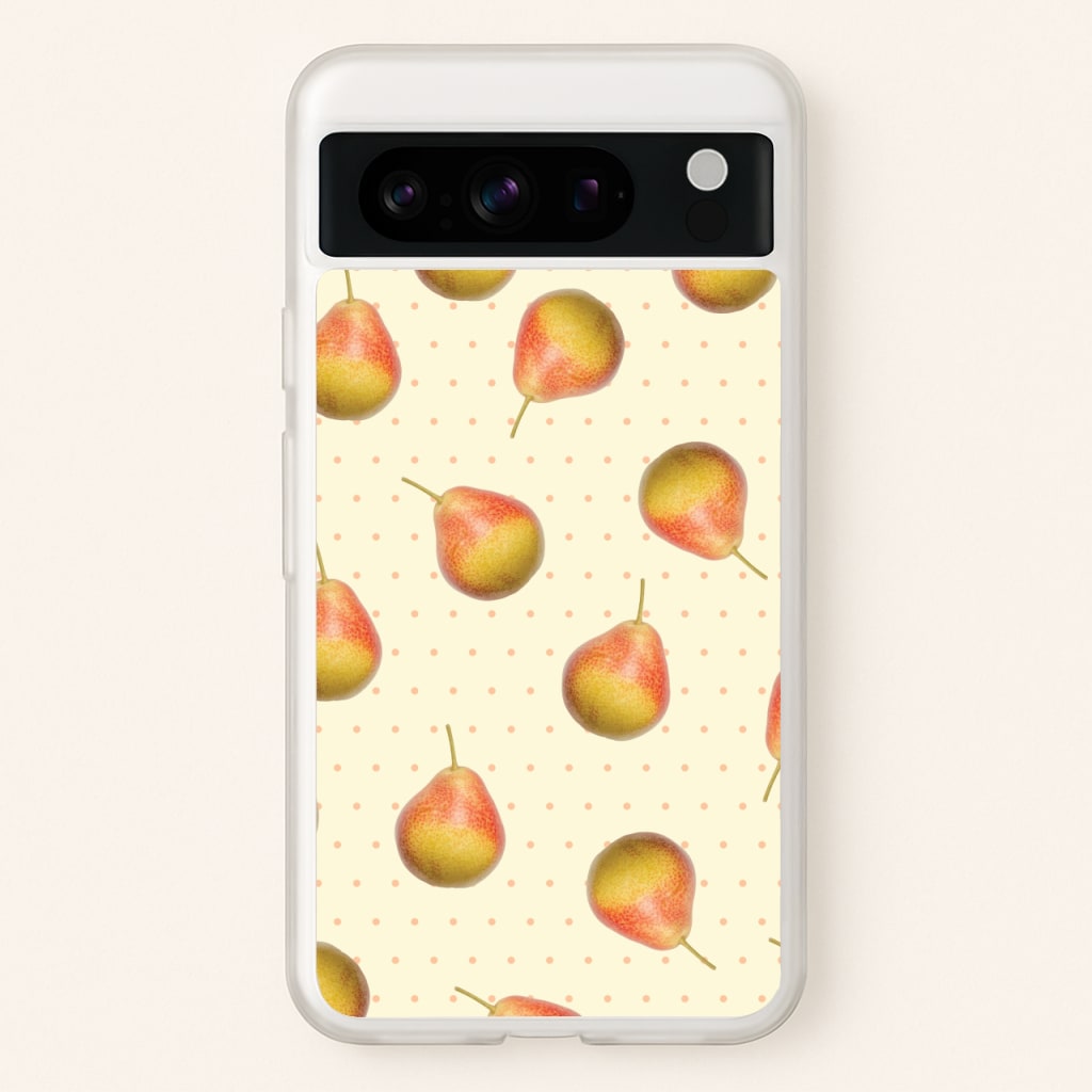 Pears And Polka Dots Pattern  - Hot Girl Summer Phone Case for Google Pixel 8 Pro