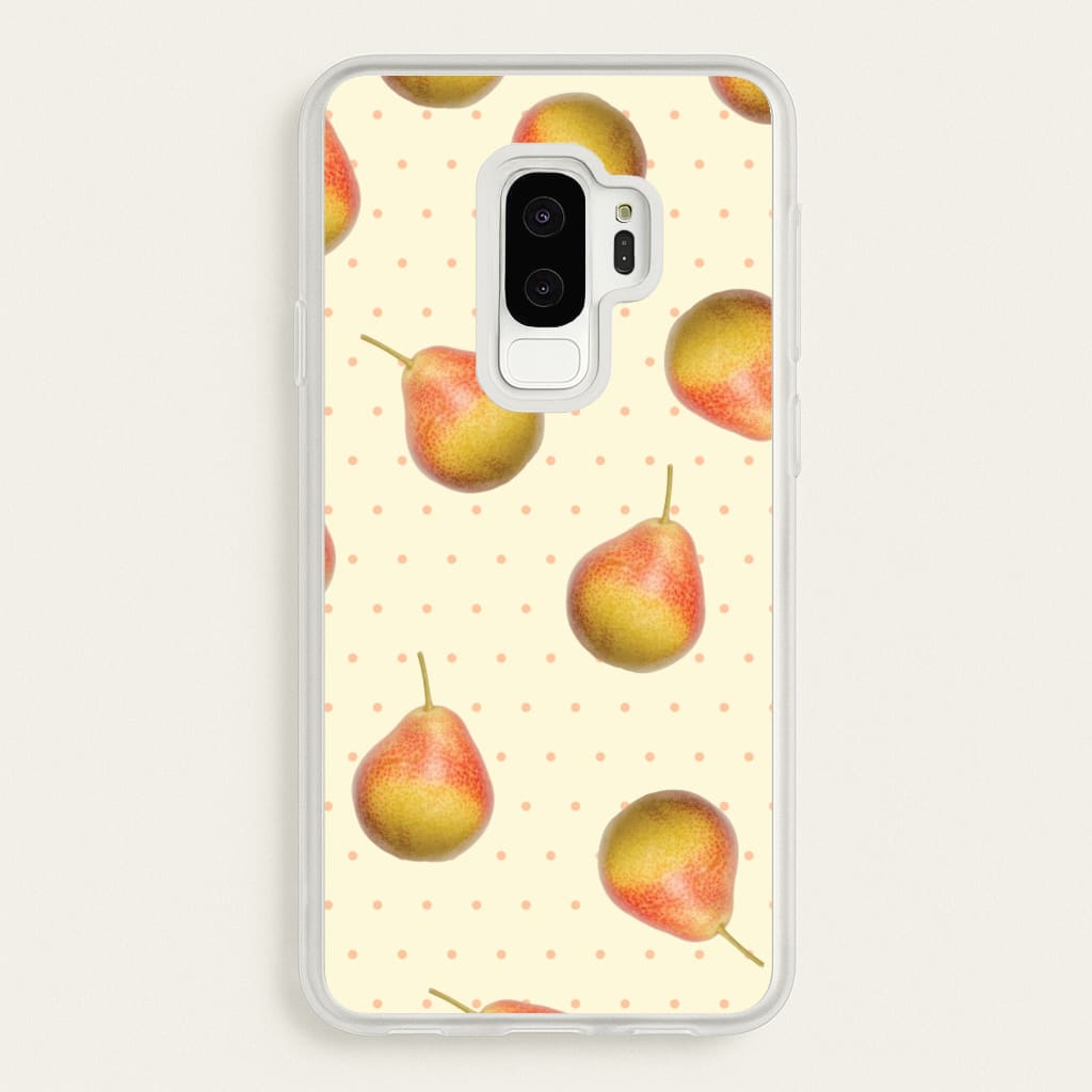 Pears And Polka Dots Pattern  - Hot Girl Summer Phone Case for Galaxy S9 Plus
