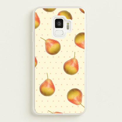 Pears And Polka Dots Pattern  - Hot Girl Summer Phone Case for Galaxy S9