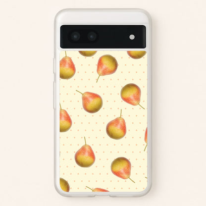 Pears And Polka Dots Pattern  - Hot Girl Summer Phone Case for Google Pixel 7a