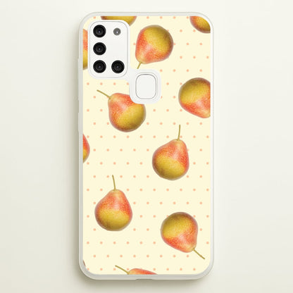 Pears And Polka Dots Pattern  - Hot Girl Summer Phone Case for Galaxy A21s
