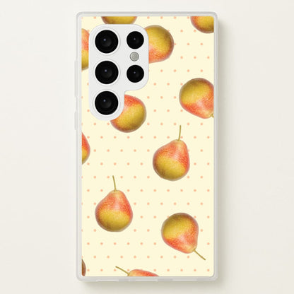 Pears And Polka Dots Pattern  - Hot Girl Summer Phone Case for Galaxy S24 Ultra