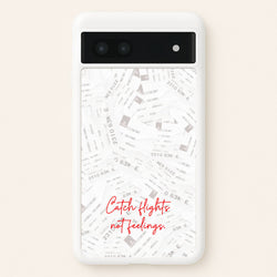 Catch Flights Not Feelings Collage  - Hot Girl Summer Phone Case for Google Pixel 7a