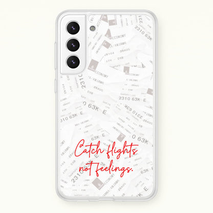 Catch Flights Not Feelings Collage  - Hot Girl Summer Phone Case for Galaxy S22 Plus