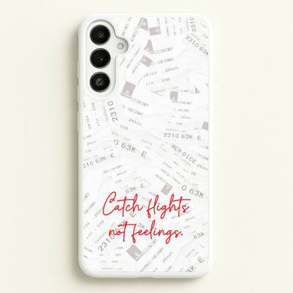Catch Flights Not Feelings Collage  - Hot Girl Summer Phone Case for Galaxy A34