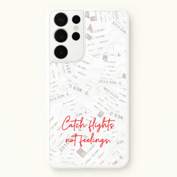 Catch Flights Not Feelings Collage  - Hot Girl Summer Phone Case for Galaxy S21 Ultra