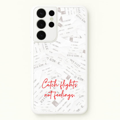 Catch Flights Not Feelings Collage  - Hot Girl Summer Phone Case for Galaxy S21 Ultra