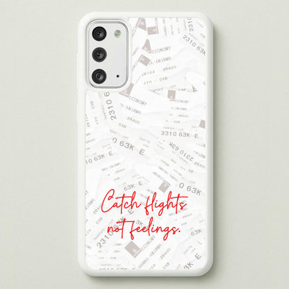 Catch Flights Not Feelings Collage  - Hot Girl Summer Phone Case for Galaxy Note 20