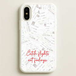 Catch Flights Not Feelings Collage  - Hot Girl Summer Phone Case for iPhone X / XS
