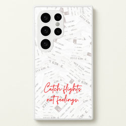Catch Flights Not Feelings Collage  - Hot Girl Summer Phone Case for Galaxy S24 Ultra