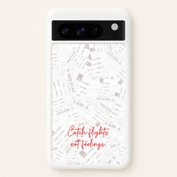 Catch Flights Not Feelings Collage  - Hot Girl Summer Phone Case for Google Pixel 8 Pro
