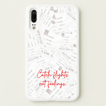 Catch Flights Not Feelings Collage  - Hot Girl Summer Phone Case for Huawei P20